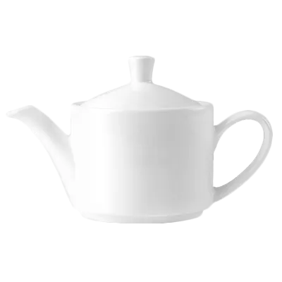 Steelite 9001C665 – Monaco Vogue China Coffee/Tea Pot Lid, Oven Safe to 530°F (275°C) – 1 Dozen