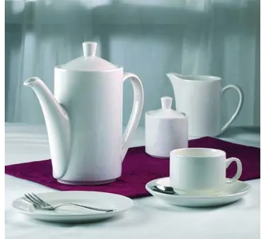Steelite 9001C668 - Monaco Vogue China Lid for Coffee/Tea Pots, Safe to 530°F (275°C) - 1 Dozen