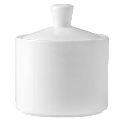 Steelite 9001C674 Sugar Pot Lid, 1.625" Monaco Vogue, Vitrified, Oven Safe To 530°F/275°C - 1 Dozen