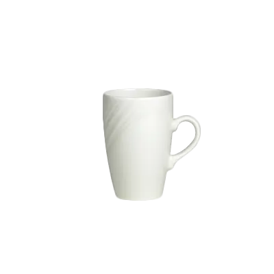 Steelite 9002C682 - 12 oz Vitrified China Mug, 4.375" x 4.75", Oven Safe 530°F/275°C - 24/Case