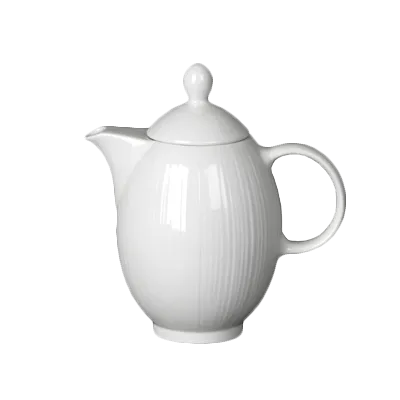 Steelite 9032C731 Coffee Pot Lid, Spyro Pattern, Vitrified China, Oven Safe to 530°F/275°C - 1 Dozen