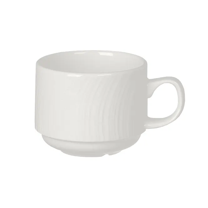 Steelite 9032C993 - Stack Cup 3.0 oz, 3.25" x 1.75", Vitrified, Oven Safe to 530°F/275°C - 36/Case