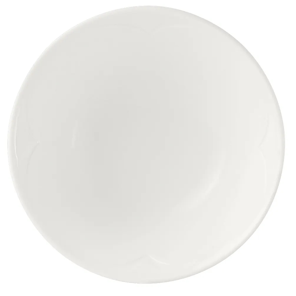 Steelite 9102C426 - 16 oz Round Oatmeal Bowl, 6.5" x 1.875", Bianco China Oven Safe to 530F - 36/Case