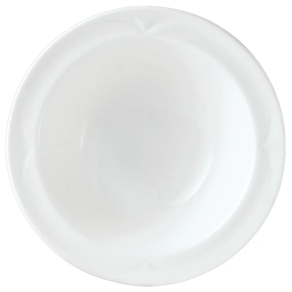 Steelite 9102C430 - Rim Fruit Bowl, 8.5 Oz Bianco China, 6.5" x 1.75", Oven Safe - 36/Case