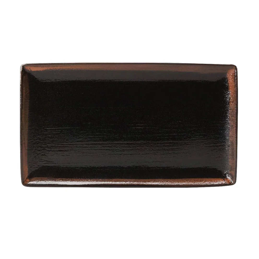 Steelite 91090550 - Koto Platter, 10.5" x 6" Narrow Rim, Vitrified, Oven Safe 530°F/275°C - 6/Case