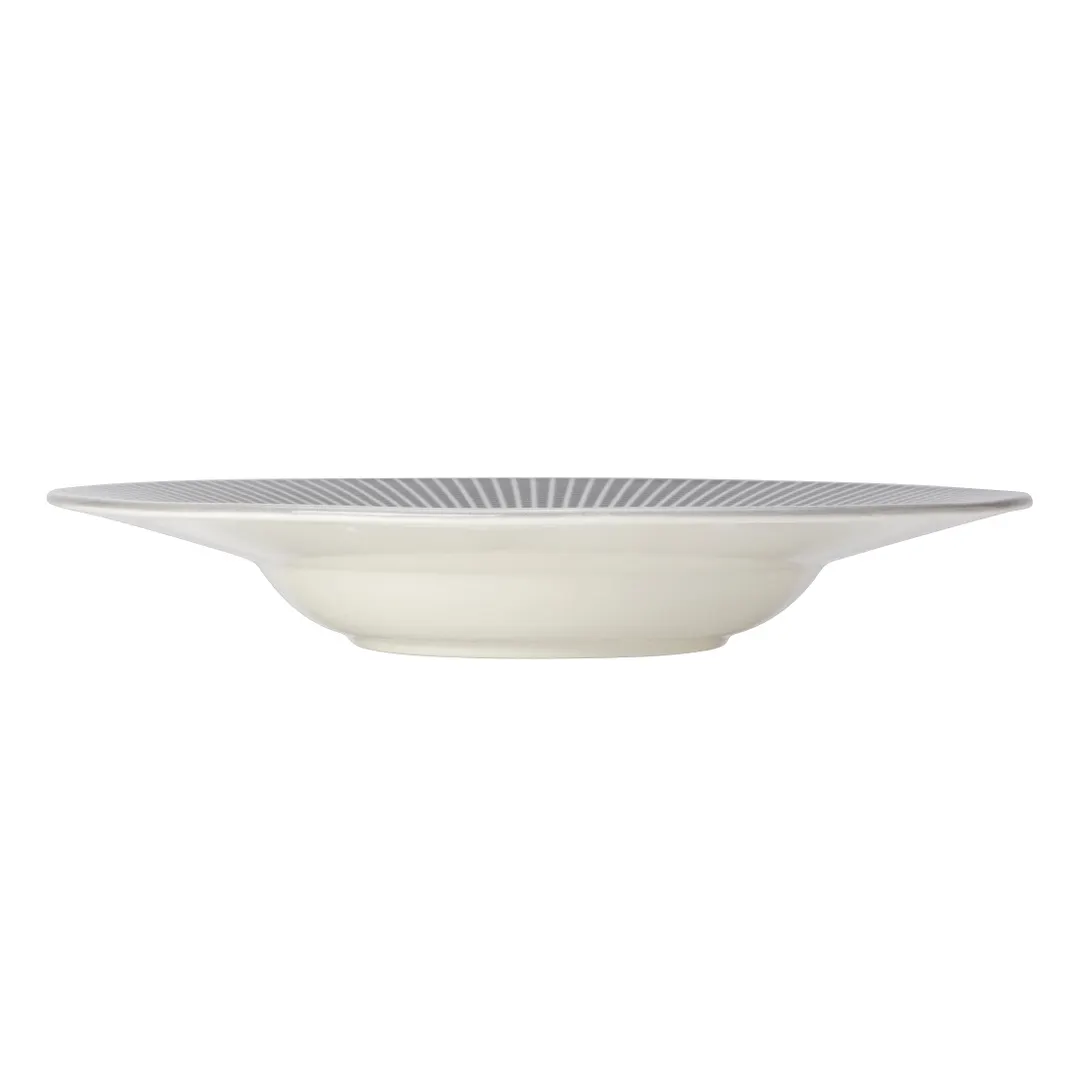 Steelite 9114C1176 - 10 Oz Rimmed Bowl, 11.25" x 1.75", Willow Ceramic, Oven Safe 530°F - 6/Case