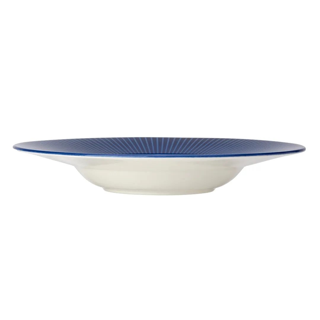 Steelite 9115C1176 Bowl, 10 Oz (11.25" x 1.75"), Willow Azure Ceramic Oven Safe 530°F - 6/Case