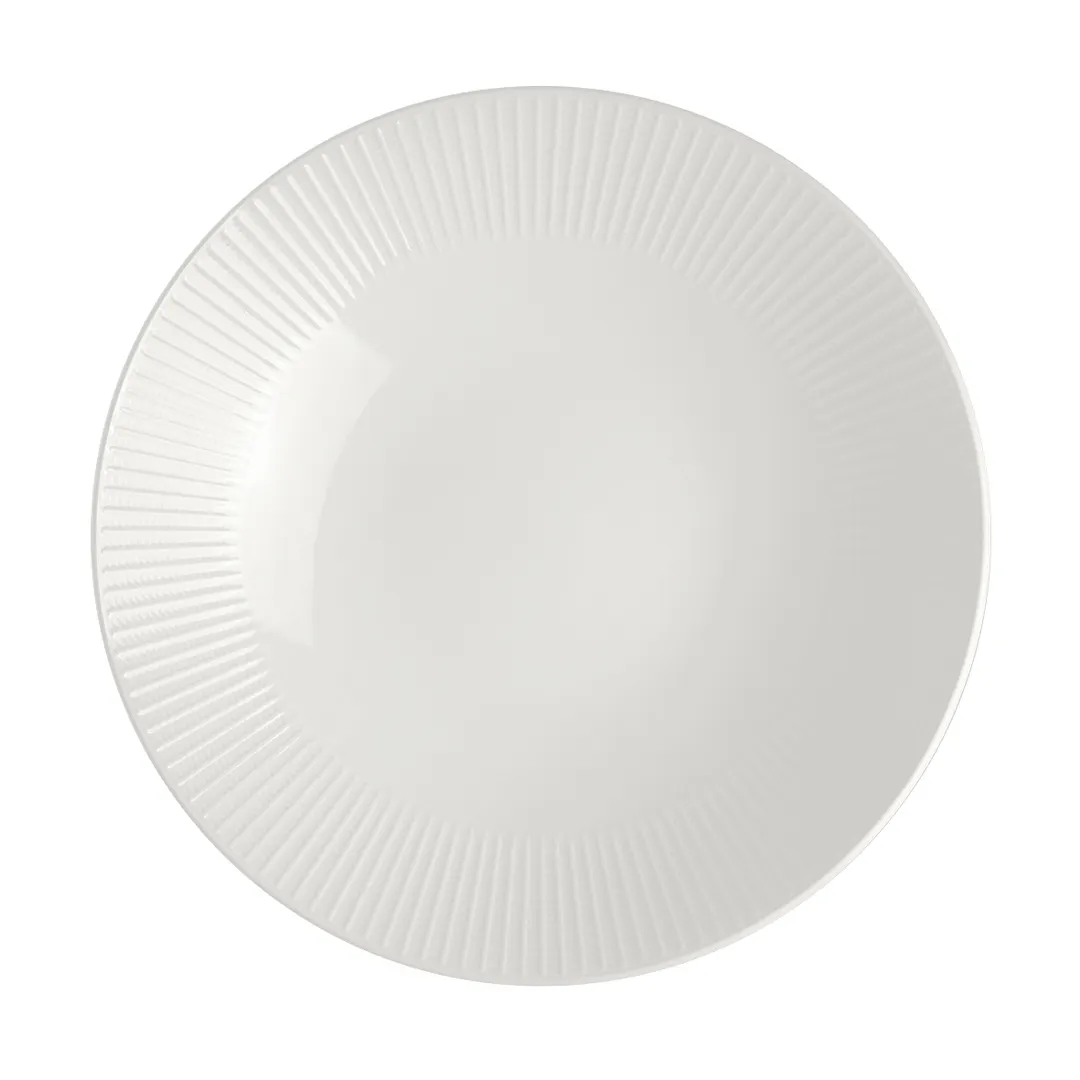 Steelite 9117C1175 Deep Coupe Bowl, 10 oz (11.25" x 2.0"), White Ceramic, Vitrified, Willow - 6/Case