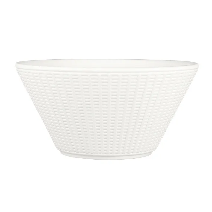 Steelite 9117C1212 - 14 Oz White Ceramic Round Bowl, 5.25" Oven Safe to 530°F, General Use - 1 Dozen