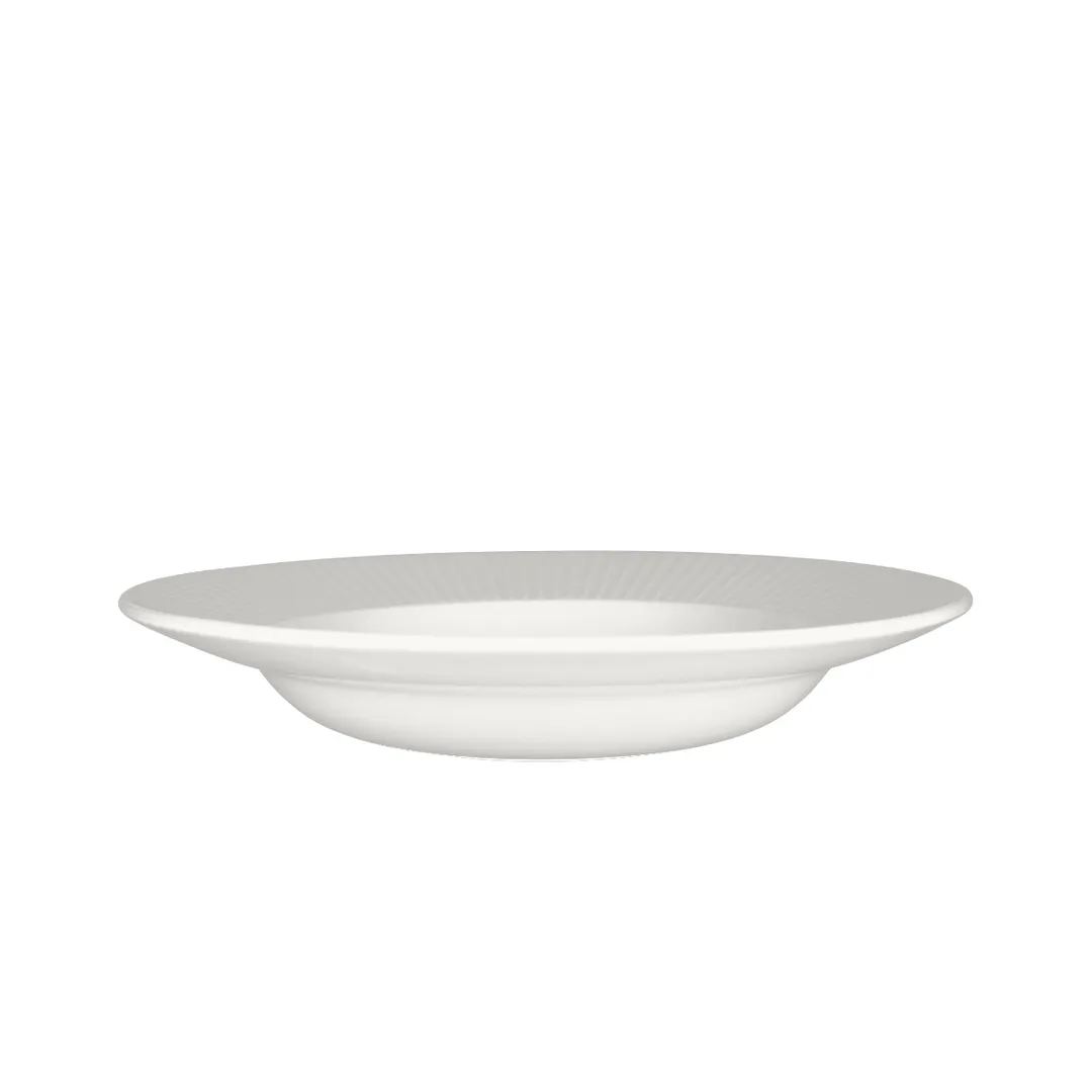 Steelite 9117C1214 - 12 Oz 9.5" Round White Ceramic Bowl Vitrified Oven Safe To 530F - 24/Case