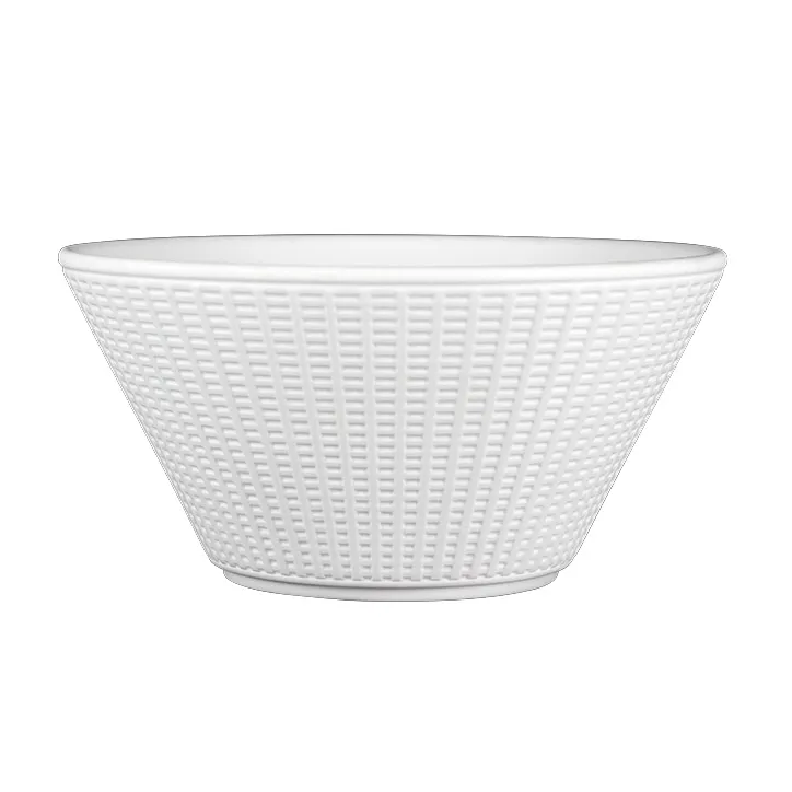 Steelite 9117C1215 - 10 oz Round White Ceramic Bowl, 4.5" x 2.5" Design, Oven Safe to 530°F- 1 Dozen