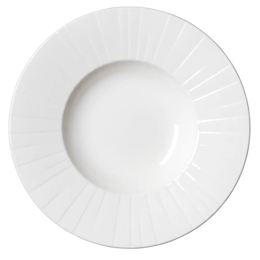 Steelite 9119C1226 - Alina Rim Bowl, 11.25" x 1.75" (1.0 Qt/32 oz) Vitrified China, - 6/Case