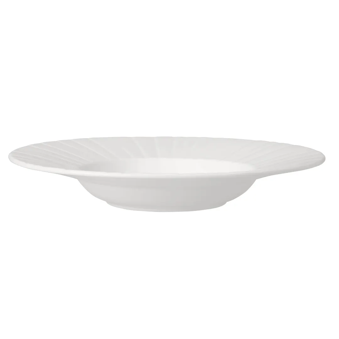 Steelite 9119C1226 - Alina Rim Bowl, 11.25" x 1.75" (1.0 Qt/32 oz) Vitrified China, - 6/Case