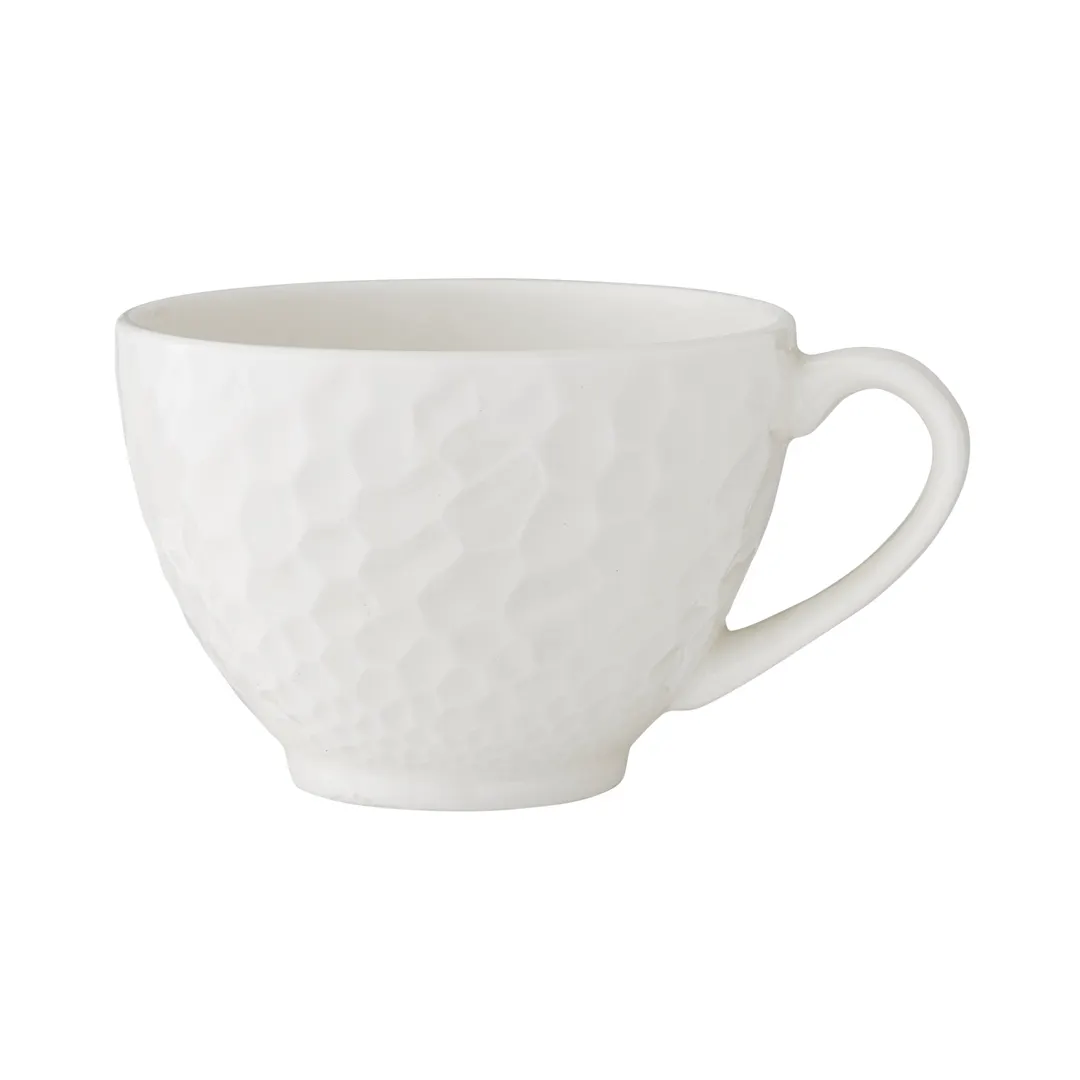 Steelite 9120C1301 8 Oz Vitrified Ceramic Cup, Non‑Stackable, Distinction, Morella - 1 Dozen