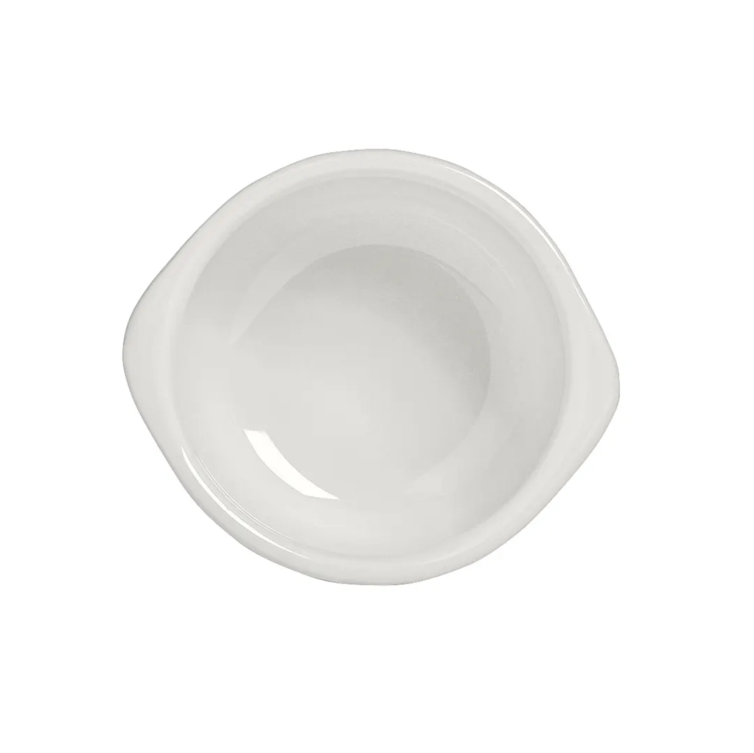 Steelite A100P015 - Onion Soup Crock, 10 oz, 5.25"×4.625"×2.375" China, No Handle, Oven Safe - 24/Case