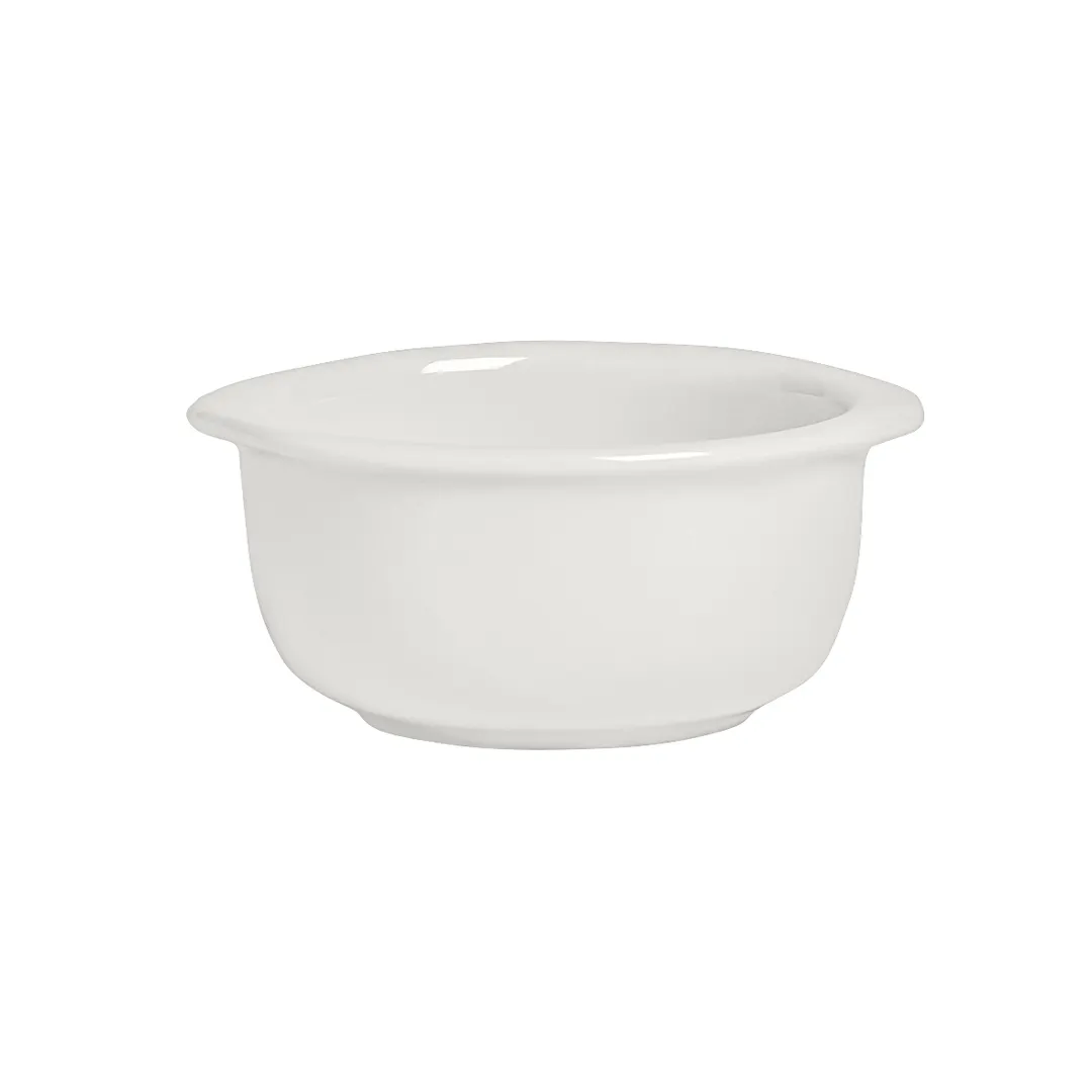 Steelite A100P015 - Onion Soup Crock, 10 oz, 5.25"×4.625"×2.375" China, No Handle, Oven Safe - 24/Case