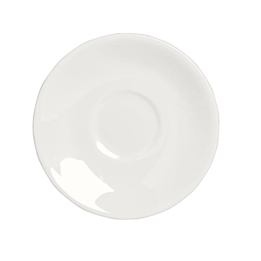 Steelite A100P018 Saucer, 6" Round Vitrified China, Basics Anfora, Oven Safe 400°F/203°C - 24/Case