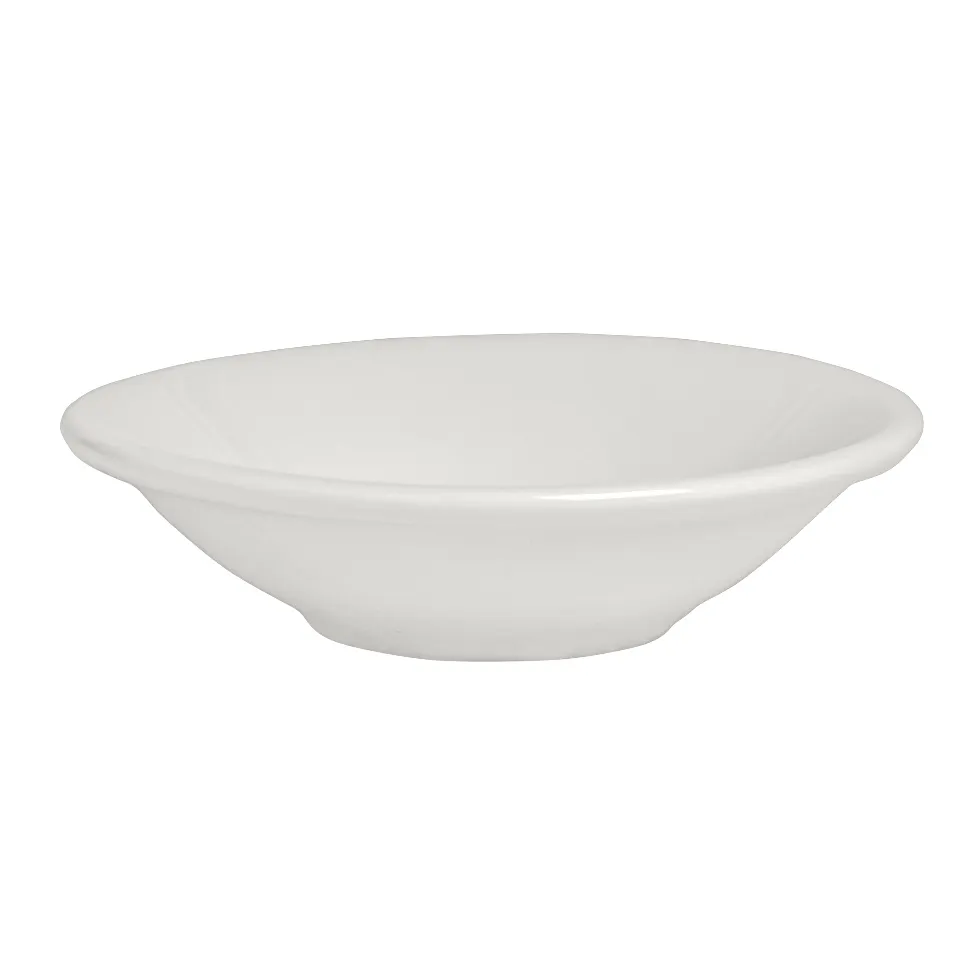 Steelite A100P030 - Fruit Dish Rolled Edge Bowl 4.5"x1.125" 3.5oz China Safe 400°F - 24/Case