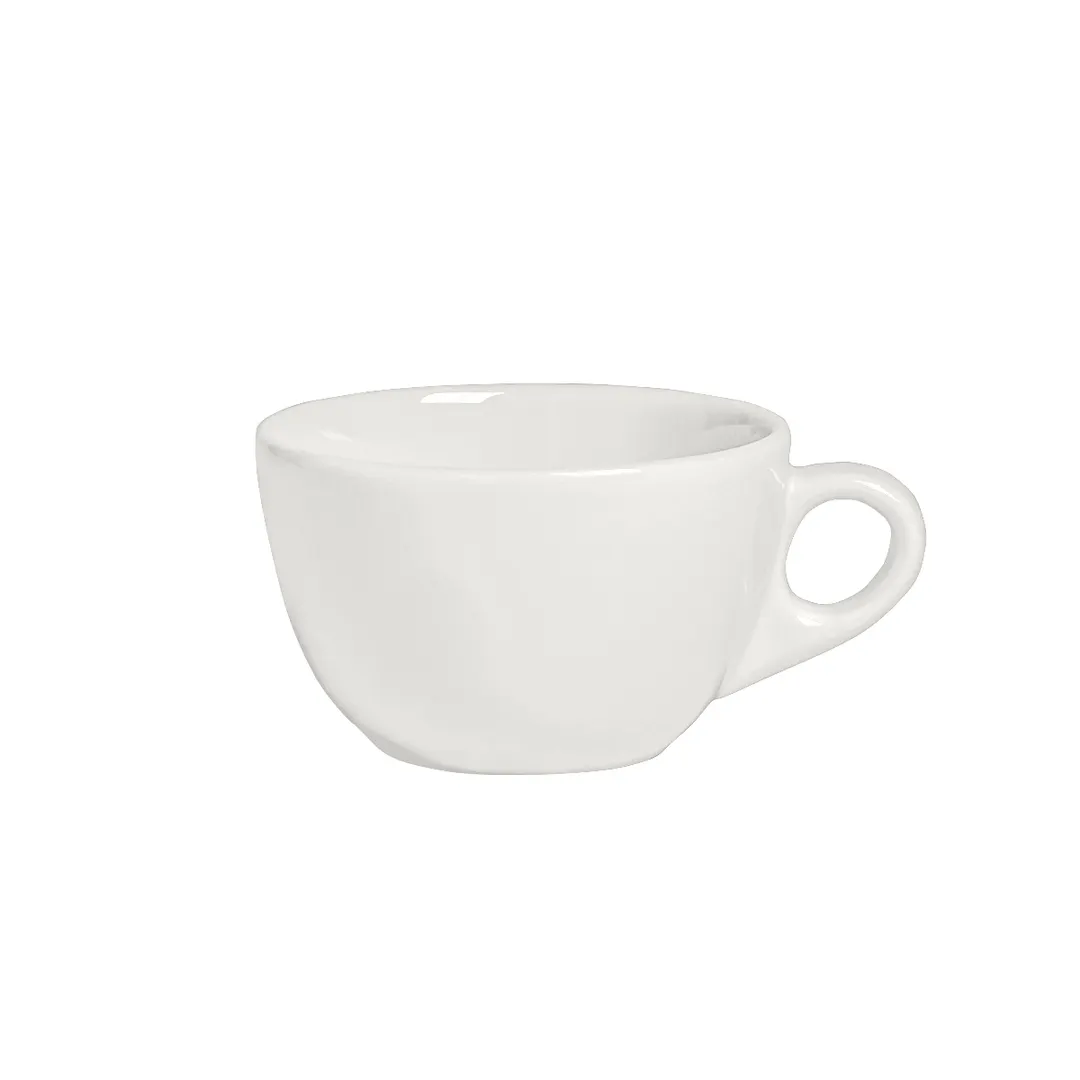 Steelite A100P054 - Low Cup 9.0 oz 5.0" x 2.875" Vitrified China, Oven Safe to 400°F/203°C - 24/Case