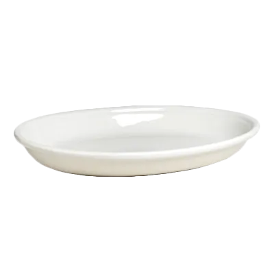 Steelite A100P115 - Oval China Platter 14" x 10.125", Rolled Edge, Oven Safe 400°F - 1 Dozen