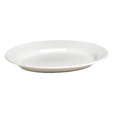 Steelite A100P139 - Oval Edge Platter 9" x 7", Vitrified China, Oven Safe 400°F 203°C - 24/Case