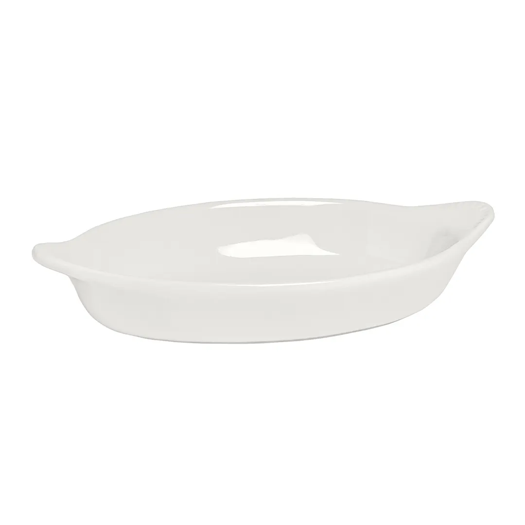 Steelite A100P152 - Oval Rarebit, 12 oz (10" x 5"), China, Oven Safe 400°F/203°C - 1 Dozen