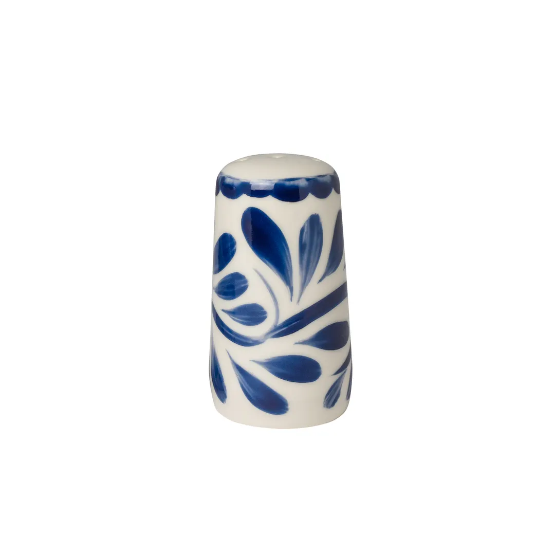 Steelite A120P009 - Porcelain Blue Pepper Shaker Anfora Style, 3" Height, 1 Dozen