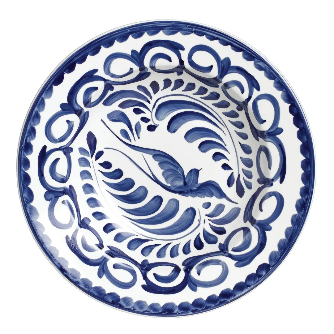 Steelite A120P050 - Blue Round 26 Oz Pasta Bowl, 11.75" Diameter, Vitrified China - 1 Dozen