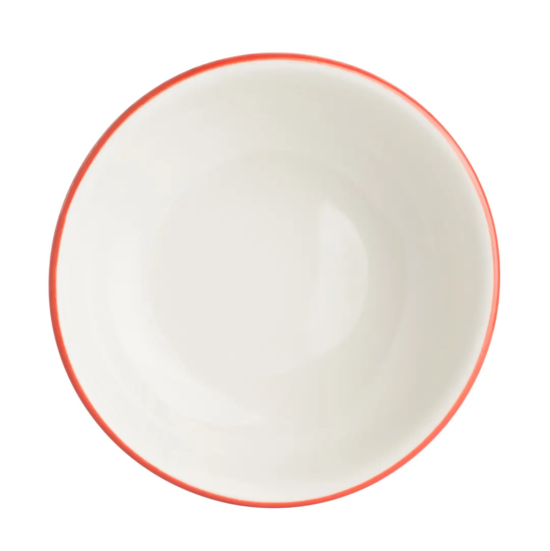 Steelite A121P033 - 12 oz Nappy Bowl, 5" Round Coral China, Puebla Anfora - 1 Dozen
