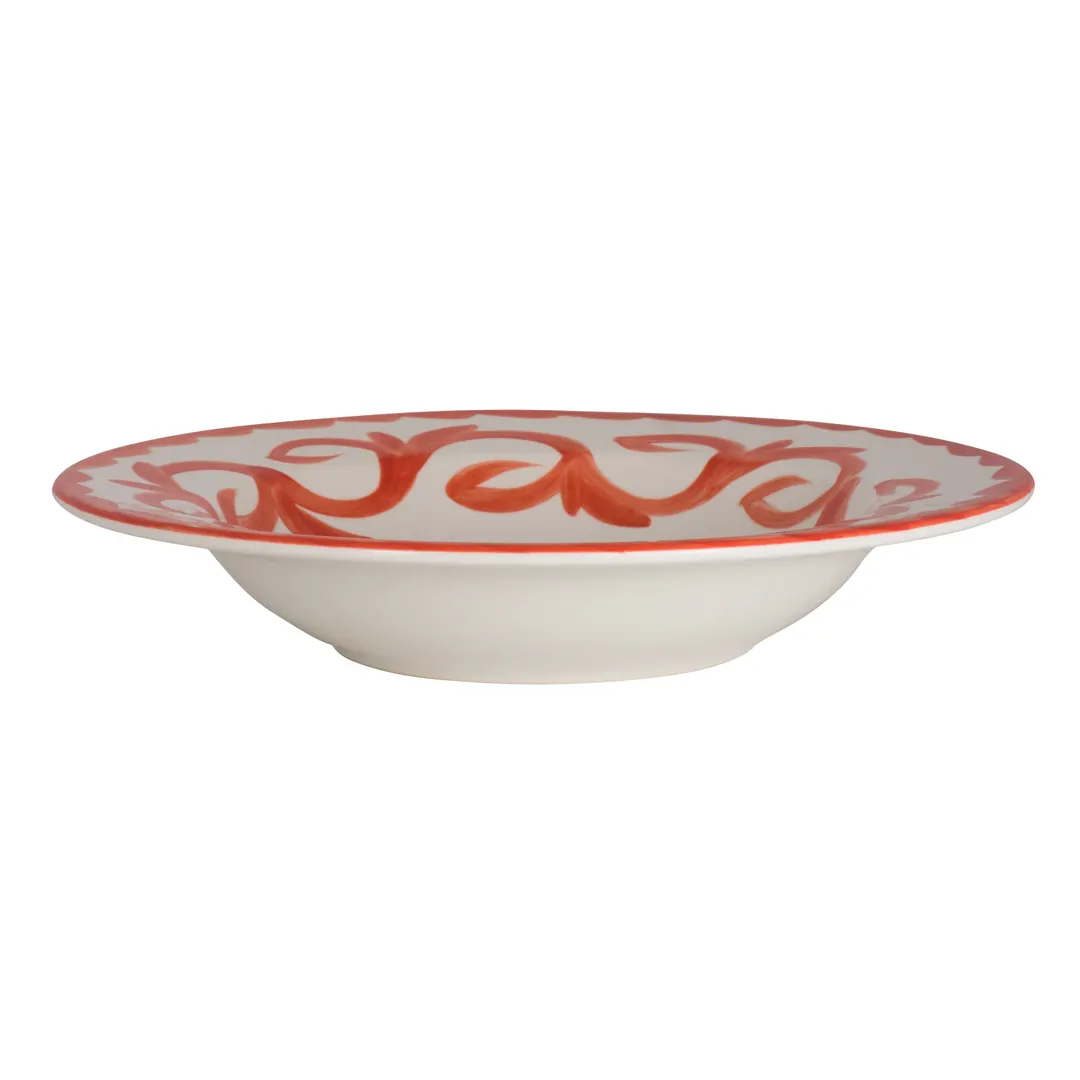Steelite A121P050 - Pasta Bowl, 11.75" Diameter, 26 oz, Coral Vitrified China, Round, - 1 Dozen