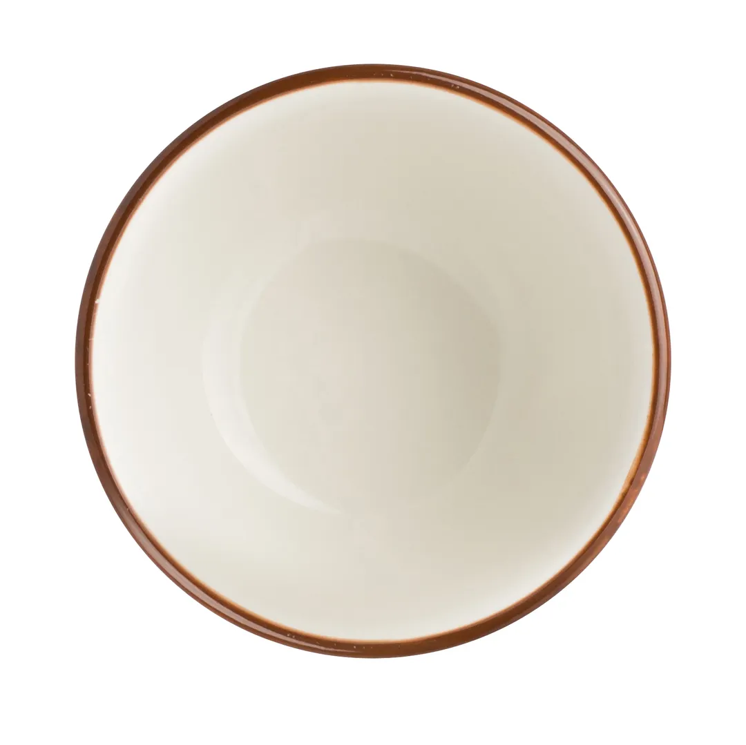 Steelite A122P079 - 9 oz Bouillon Cup, 4.0" x 2.5" Round Vitrified China, Brown Puebla - 1 Dozen