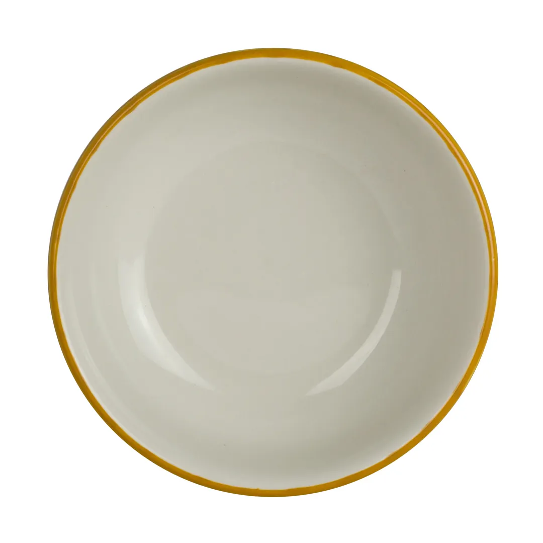 Steelite A123P033 - 12 oz Nappy Round Bowl, 5.25" Dia x 2.00" Height, Sand China, Puebla - 1 Dozen