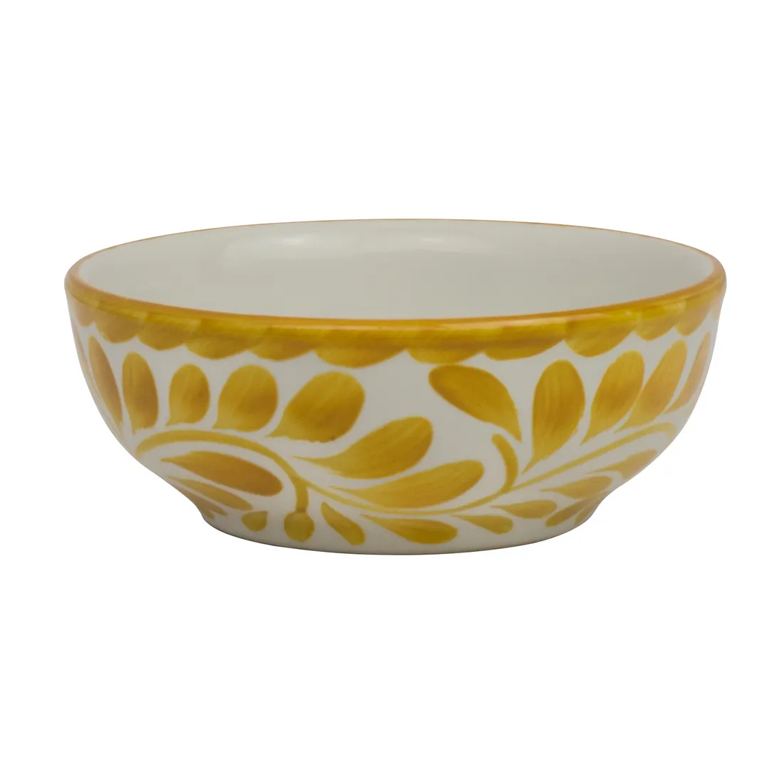 Steelite A123P033 - 12 oz Nappy Round Bowl, 5.25" Dia x 2.00" Height, Sand China, Puebla - 1 Dozen