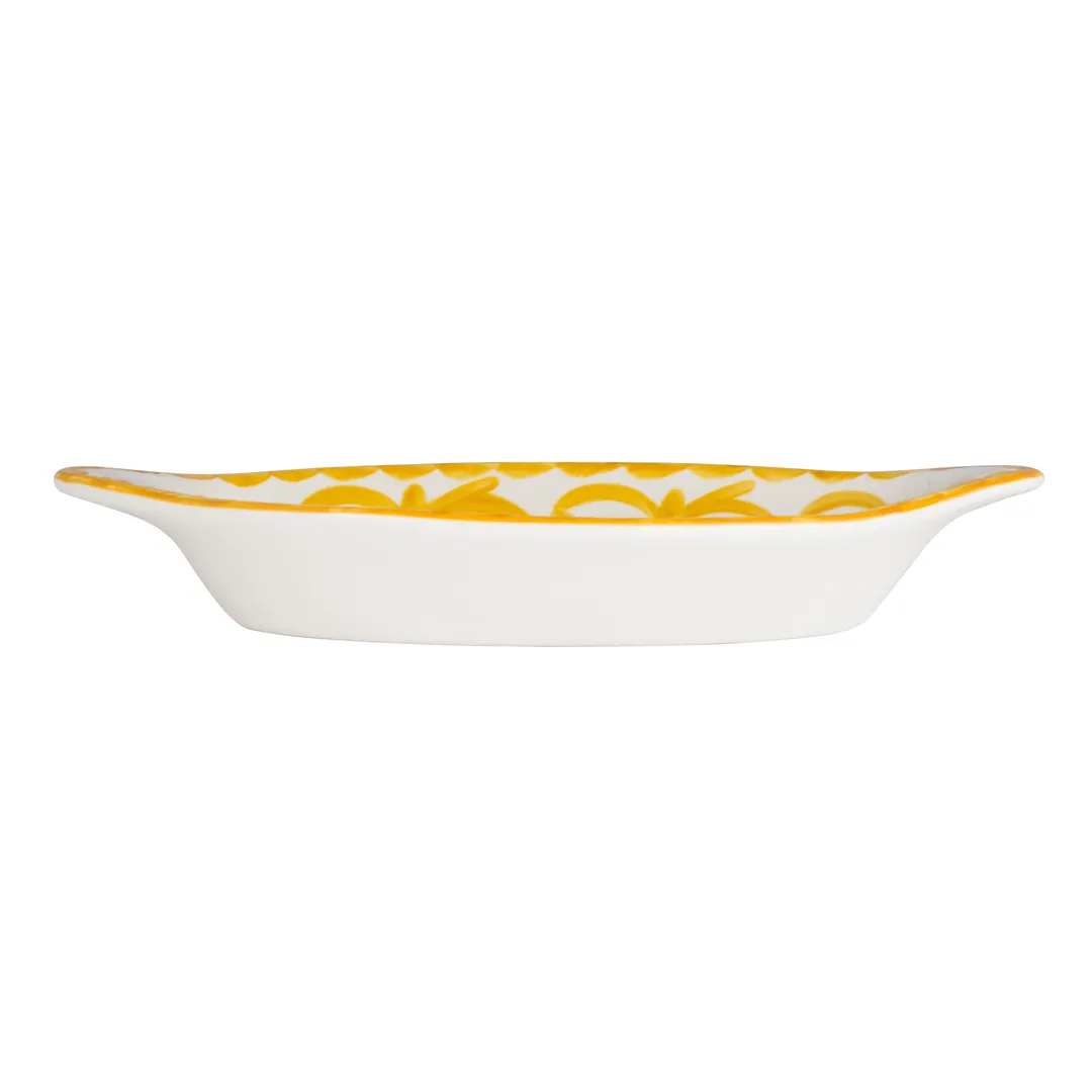 Steelite A123P152 - Oval Rarebit Dish, 10.0" x 12 oz, Vitrified China, Sand Finish - 1 Dozen
