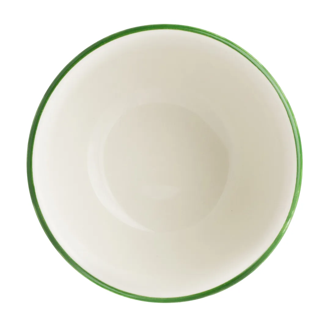 Steelite A124P079 - 9 oz Bouillon Cup, 4.0" x 2.5" Vitrified China, Puebla Palm Anfora, 1 Dozen