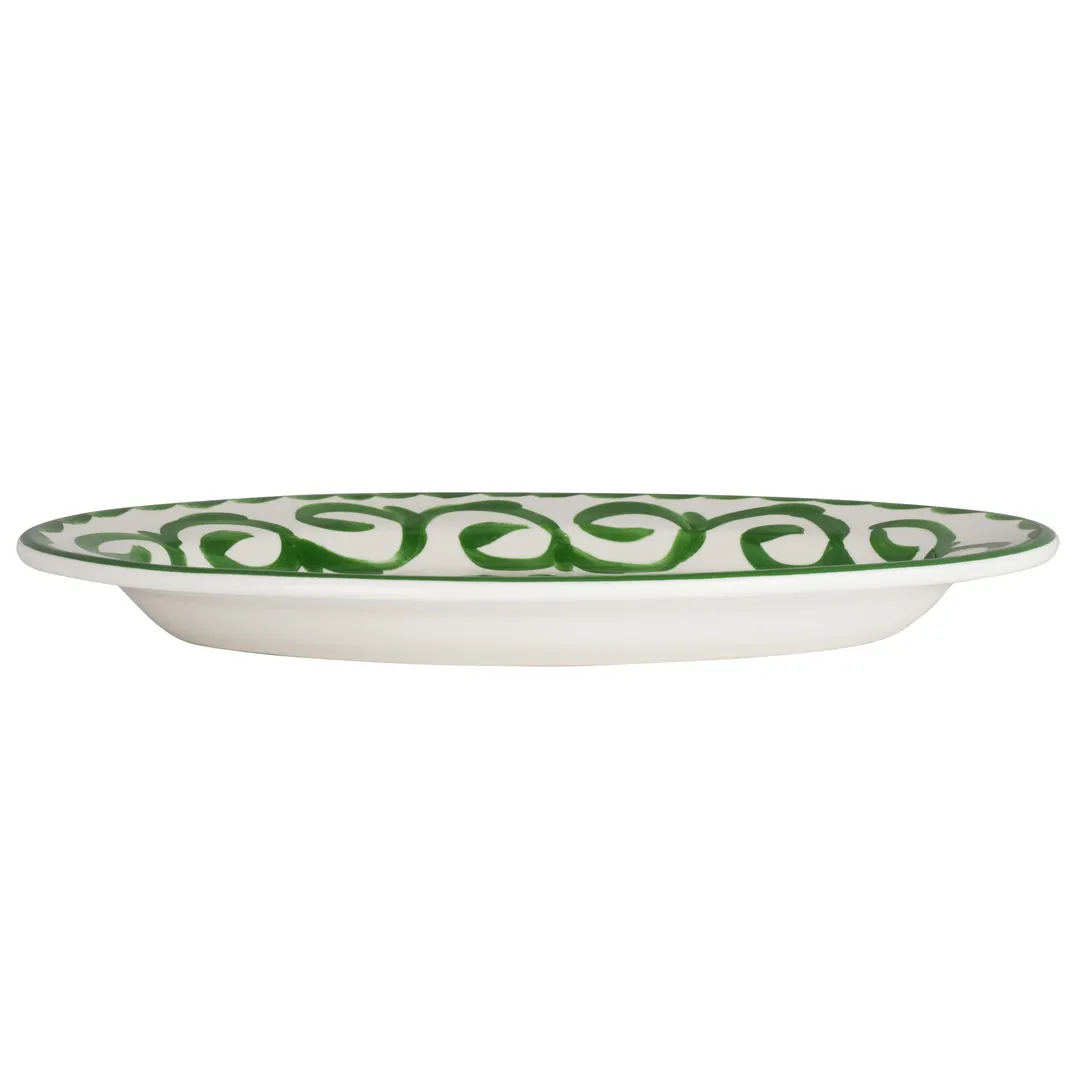 Steelite A124P145 - Oval Rolled Edge Platter, 13.75" x 9.125" Puebla Vitrified China, 1 Dozen