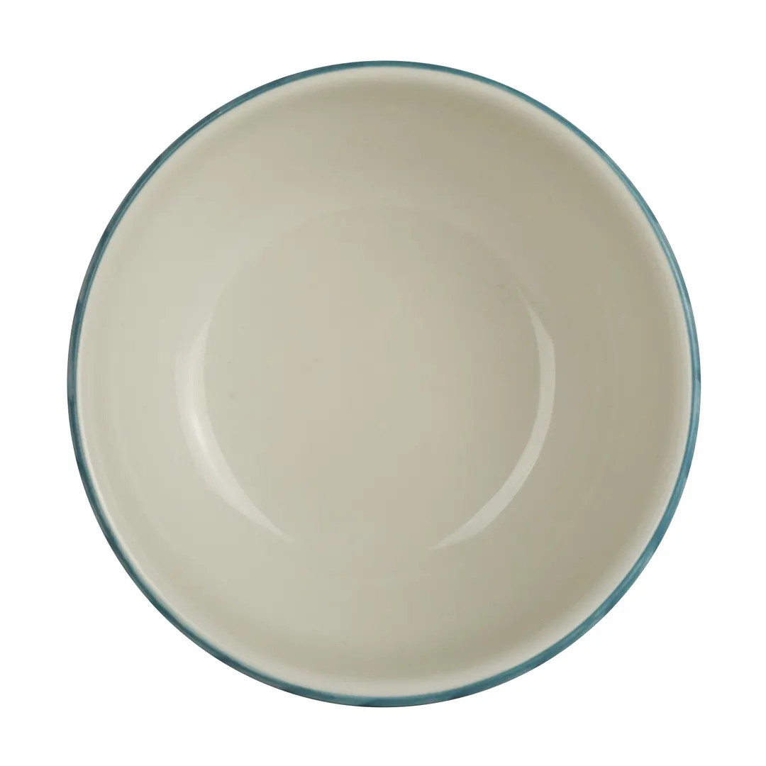 Steelite A125P032 - 13.5 oz Oatmeal Bowl, 5" Diameter, Round China, Puebla Lagoon Anfora - 1 Dozen
