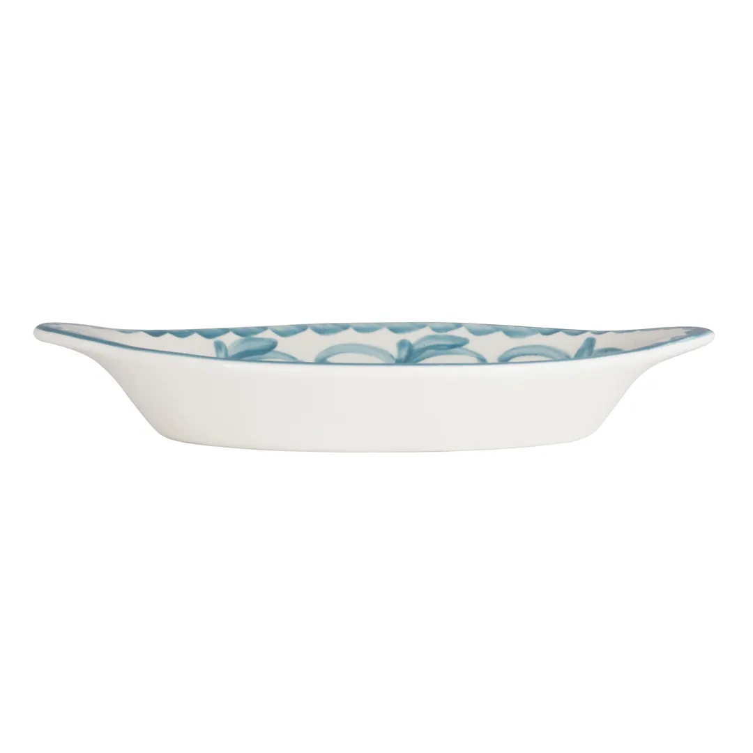 Steelite A125P152 - Oval Rarebit Dish, 10" x 12 Oz Capacity, Puebla Vitrified China, 1 Dozen