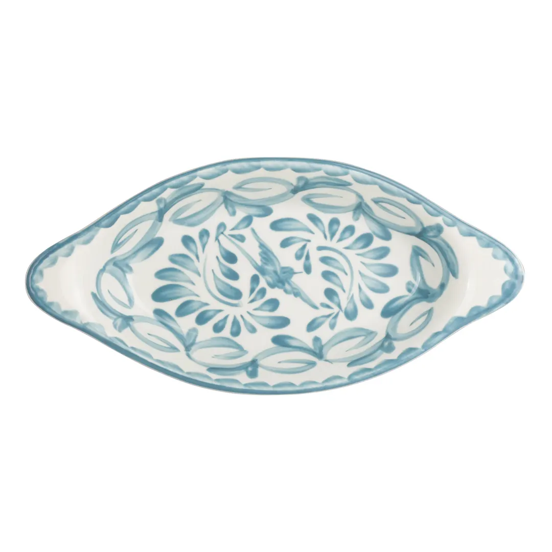 Steelite A125P152 - Oval Rarebit Dish, 10" x 12 Oz Capacity, Puebla Vitrified China, 1 Dozen
