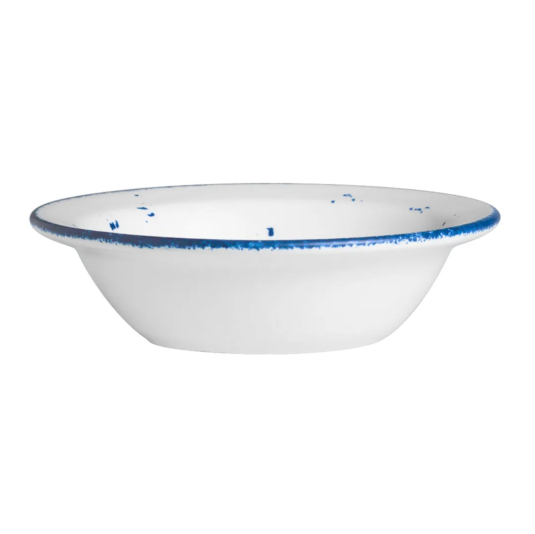 Steelite A330P435 - Grapefruit Bowl, 10 oz, 6½" × 1¾" Fully Vitrified China, Matte White - 1 Dozen