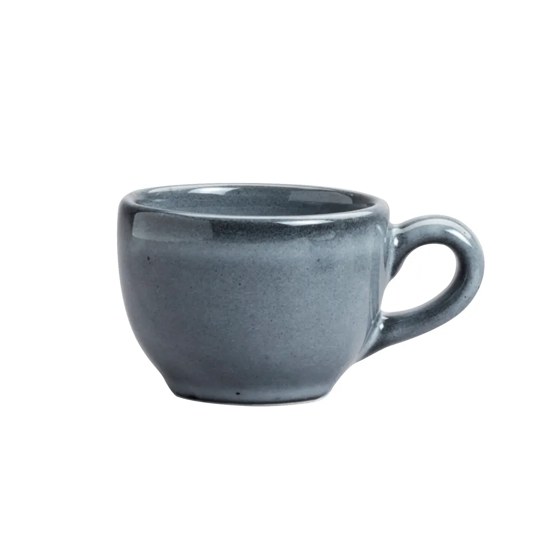 Steelite A940P077 Espresso Cup, 2.75 oz (3½" x 1¾"), Blue/Gray Glaze, Shadow Rim, China - 1 Dozen