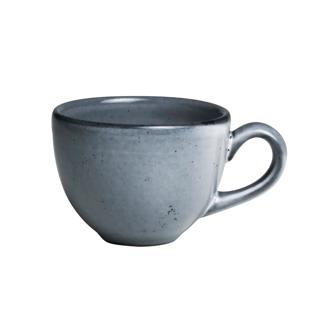 Steelite A940P179 - 8.25 Oz Coffee Cup, 4-3/4" Dia. x 2-3/4" H, Blue/Gray Glaze, China - 1 Dozen