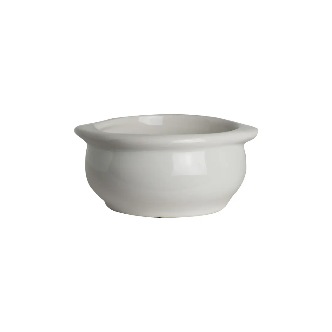 Steelite DCI12AW - 7 oz Soup Bowl, 4-1/2"×4"×2" White Ceramic, Two-Tone Oven/MW Lead-Free - 1 Dozen