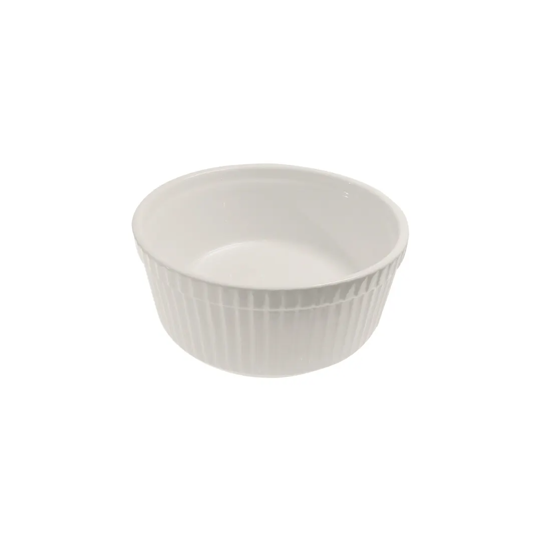 Steelite DCI13CW - Ceramic Ramekin Sauce Cup, 3‑1/4" Dia x 1‑1/2" H, 3 oz, Oven Safe - 1 Dozen