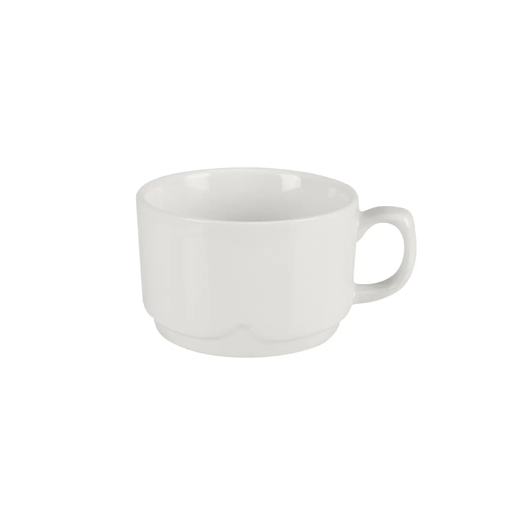 Steelite DCI148PW Latte Cup, 16 Oz (4-1/2" Dia. X 3" H) White Ceramic, Microwave Safe - 1 Dozen