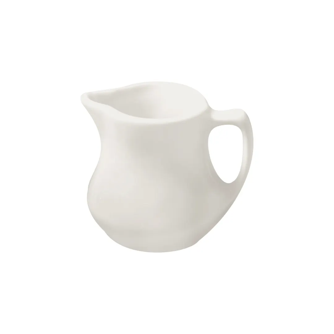 Steelite DCI15W Creamer Pitcher, 4‑5 oz White Ceramic, 3"W x 2.75"H, Oven & Microwave Safe - 1 Dozen
