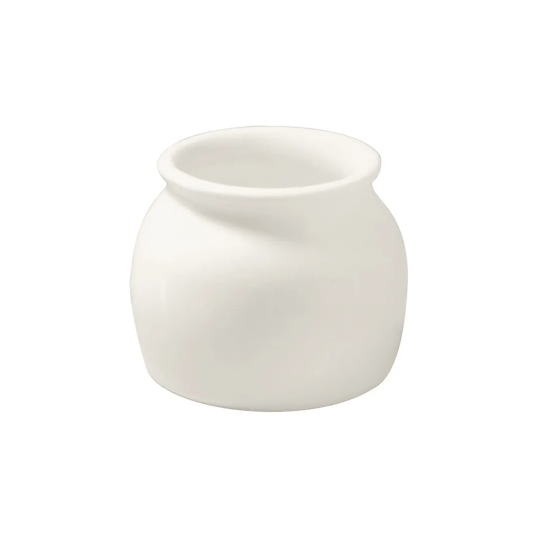 Steelite DCI164W Bean Pot 7 Oz 3‑1/2" Dia x 2‑3/4" H White Ceramic Vitrified Oven/MW Safe - 1 Dozen