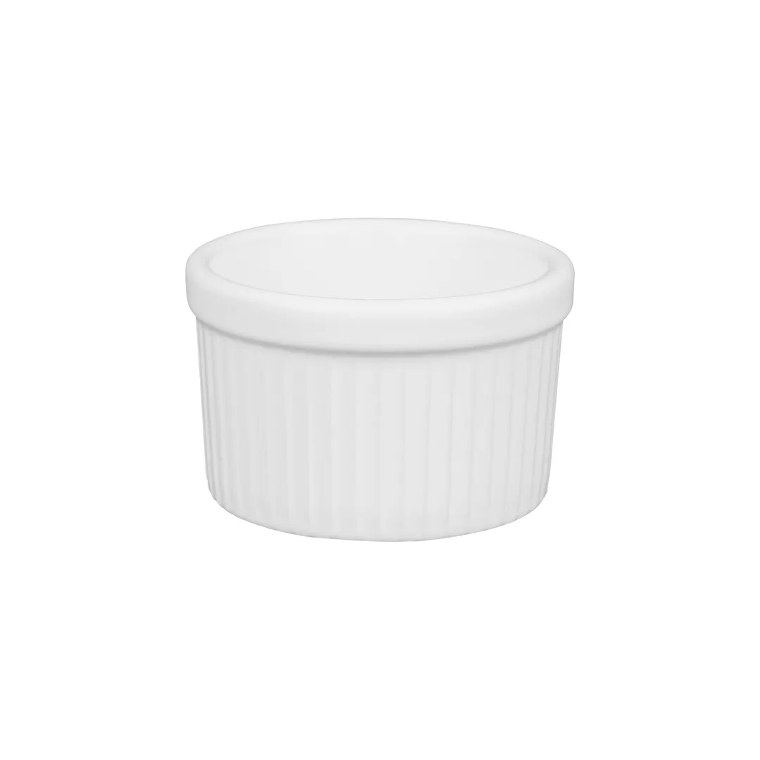 Steelite DCI364UW - White Ceramic Ramekin, 5.5 oz, 3-1/8" dia x 2" H, Oven/MW Safe - 1 Dozen