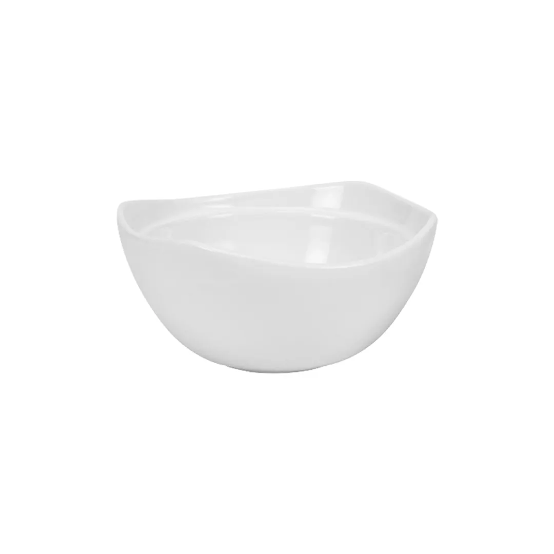 Steelite DCI373UW - Ultra White 5-1/4" Round Ceramic Bowl, 10 oz, General Use - 1 Dozen