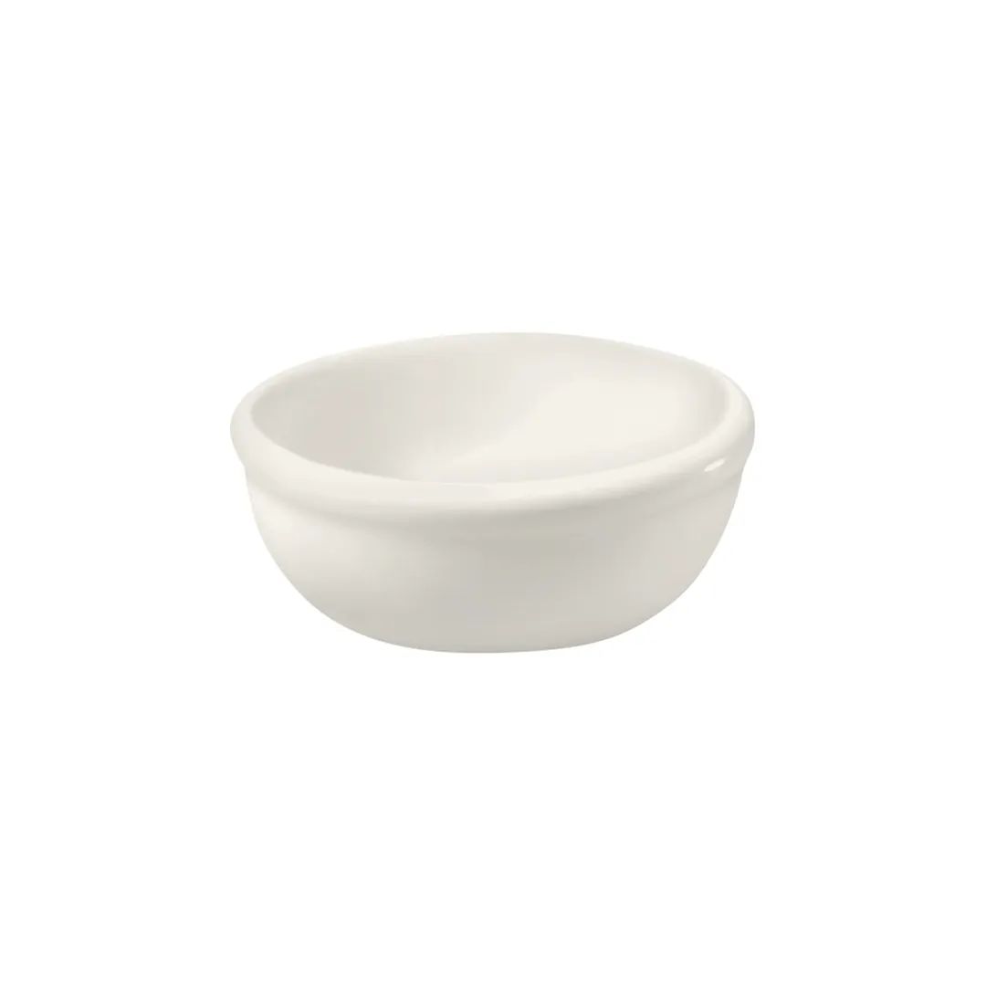 Steelite DCI412W - 5 oz White Ceramic Bowl, 3‑3/4" Dia x 1‑1/2" H, Oven Safe, Lead‑Free - 1 Dozen